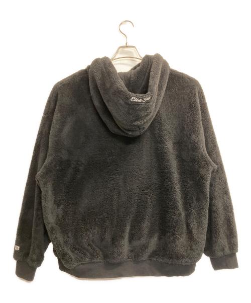 EBBETS FIELD FLANNELS（エベッツフィールドフランネルズ）EBBETS FIELD FLANNELS (エベッツフィールドフランネルズ) ジップアップボアジャケット ブラック サイズ:XLの古着・服飾アイテム