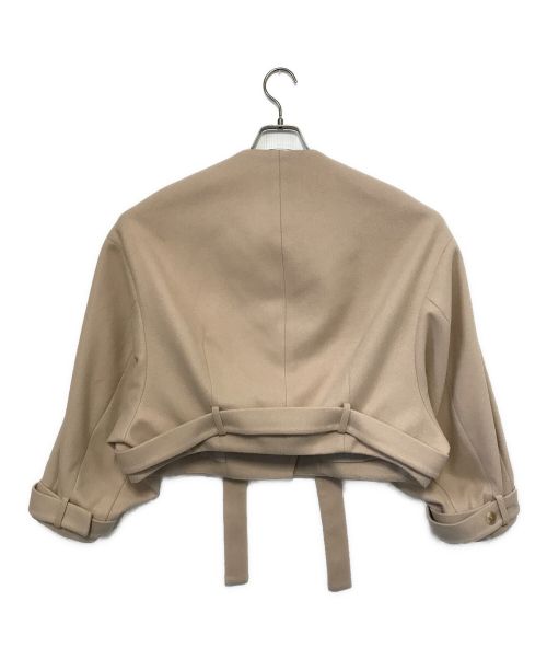 Snidel（スナイデル）Snidel (スナイデル) Sustainaショートブルゾン ベージュ サイズ:ONE SIZEの古着・服飾アイテム