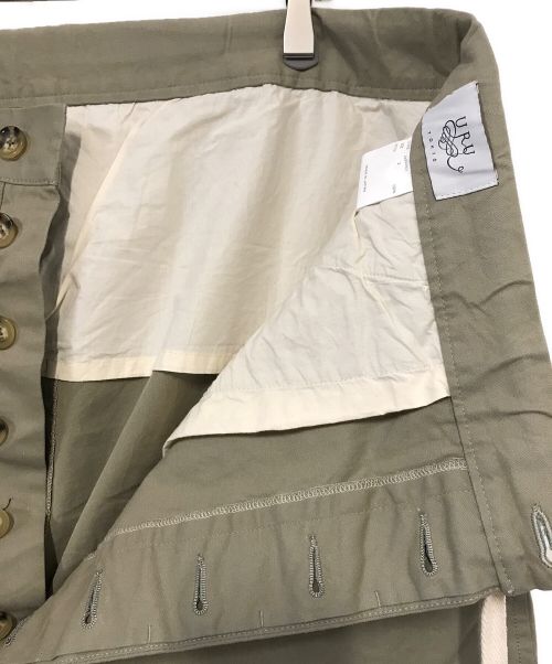 URU（ウル）URU (ウル) EASY PANTS ベージュ サイズ:3の古着・服飾アイテム