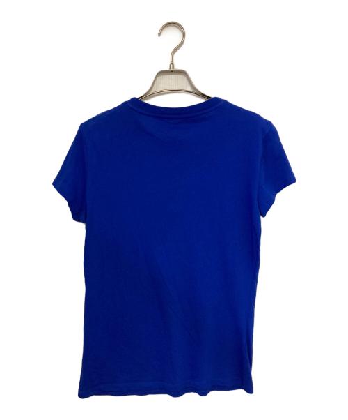 ARMANI EXCHANGE（アルマーニ エクスチェンジ）ARMANI EXCHANGE (アルマーニ エクスチェンジ) ラインストーンロゴ半袖カットソー ブルー サイズ:Mの古着・服飾アイテム