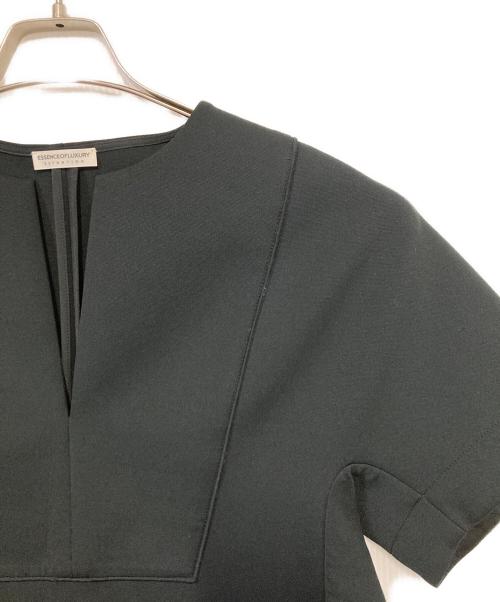 ESSENCEOFLUXURY ESTNATION（エッセンスオブラグジュアリー エストネーション）ESSENCEOFLUXURY ESTNATION (エッセンスオブラグジュアリー エストネーション) ブラウス ブラック サイズ:ＦＲＥＥの古着・服飾アイテム