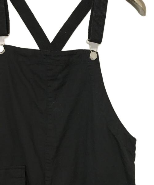 Spick and Span（スピック＆スパン）Spick and Span (スピックアンドスパン) リップストップオーバーオール ブラック サイズ:ＦＲＥＥの古着・服飾アイテム