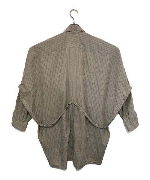 Essay（エッセイ）Essay (エッセイ) DRAPE SHIRT ベージュ サイズ:2の古着・服飾アイテム