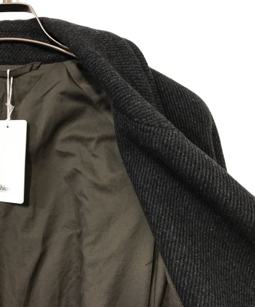 shiun（シウン）shiun (シウン) WOOL SHAWL COLLAR COAT ブラック サイズ:Sの古着・服飾アイテム