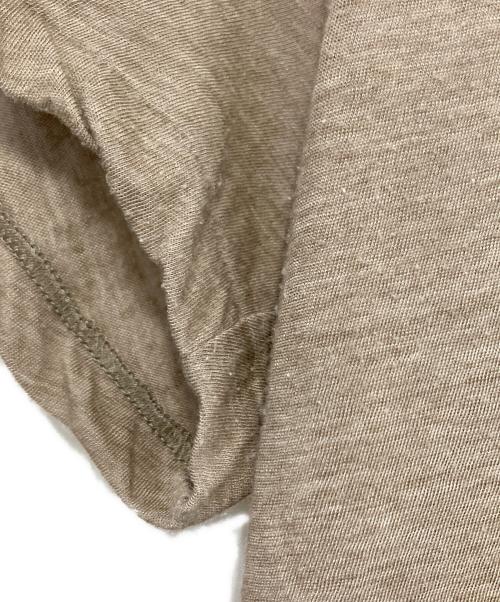 Y's（ワイズ）Y's (ワイズ) ニットドッキングカットソー ベージュ サイズ:2の古着・服飾アイテム