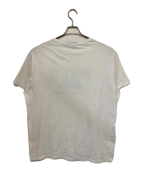 POLO RALPH LAUREN（ポロ・ラルフローレン）POLO RALPH LAUREN (ポロ・ラルフローレン) ロゴプリントTシャツ ホワイト×グリーン サイズ:XXLの古着・服飾アイテム