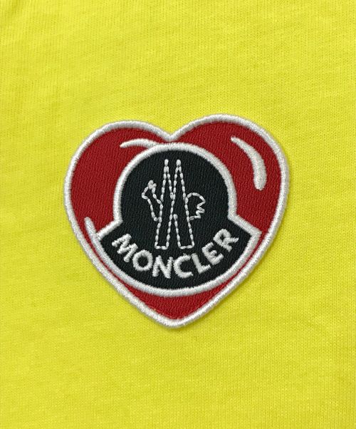 MONCLER（モンクレール）MONCLER (モンクレール) ワッペンロゴTシャツ イエロー サイズ:XXLの古着・服飾アイテム