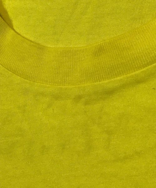 MONCLER（モンクレール）MONCLER (モンクレール) ワッペンロゴTシャツ イエロー サイズ:XXLの古着・服飾アイテム