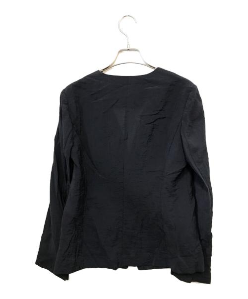 MORABITO（モラビト）MORABITO (モラビト) ノーカラージャケット ネイビー サイズ:38の古着・服飾アイテム