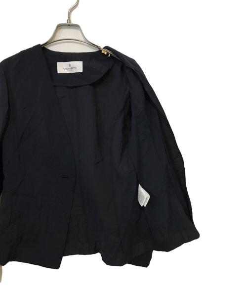 MORABITO（モラビト）MORABITO (モラビト) ノーカラージャケット ネイビー サイズ:38の古着・服飾アイテム