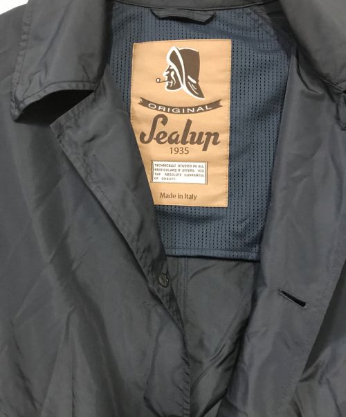 Sealup（シーラップ）Sealup (シーラップ) ナイロンステンカラーコート ネイビー サイズ:48の古着・服飾アイテム