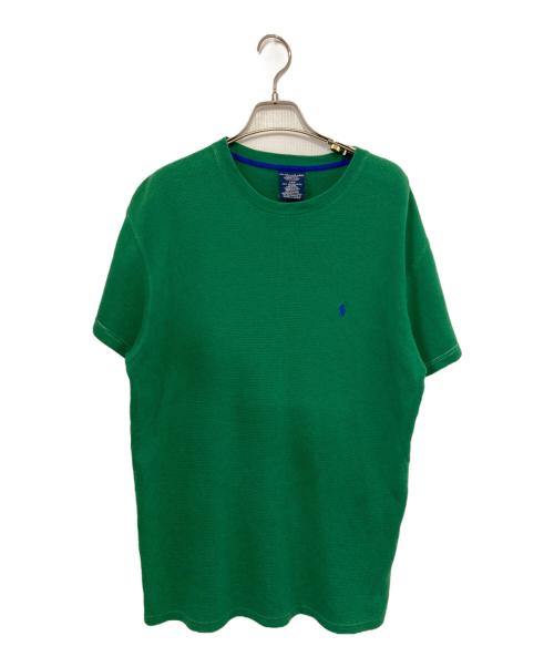 POLO RALPH LAUREN（ポロ・ラルフローレン）POLO RALPH LAUREN (ポロ・ラルフローレン) ロゴ刺繍カットソー グリーン サイズ:Ｌの古着・服飾アイテム