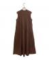 ne quittez pas (ヌキテパ) Poplin Pintuck Sleeveless Dress ブラウン サイズ:不明：6000円