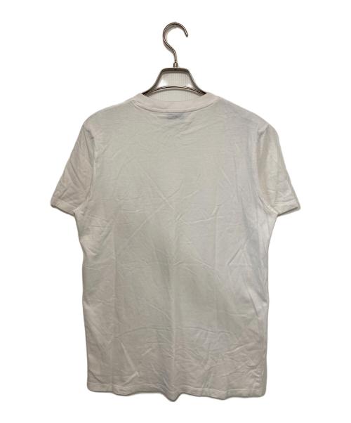 maison kitsune（メゾンキツネ）MAISON KITSUNE (メゾンキツネ) DOUBLE FOX HEAD PATCH TEE ホワイト サイズ:Sの古着・服飾アイテム