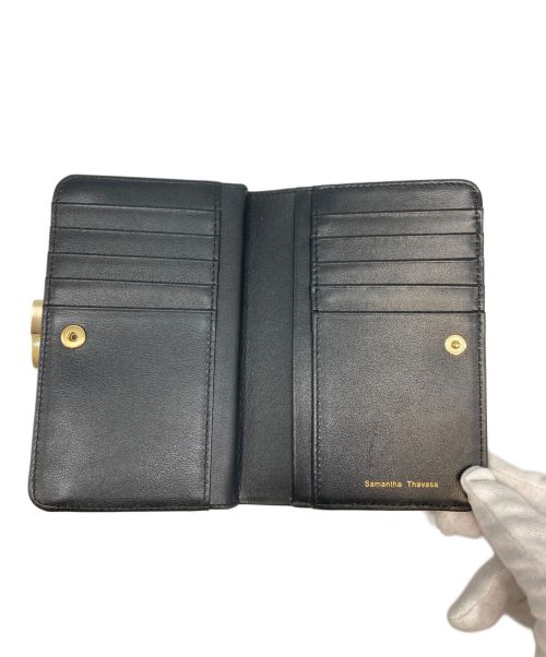 Samantha Thavasa（サマンサタバサ）Samantha Thavasa (サマンサタバサ) ポムディスポワール 財布 ブラックの古着・服飾アイテム
