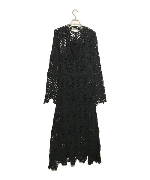 Ameri（アメリ）Ameri (アメリ) MEDI FLOWER SAINT LACE DRESS ブラック サイズ:S 未使用品の古着・服飾アイテム