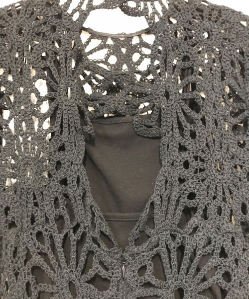 Ameri（アメリ）Ameri (アメリ) MEDI FLOWER SAINT LACE DRESS ブラック サイズ:S 未使用品の古着・服飾アイテム