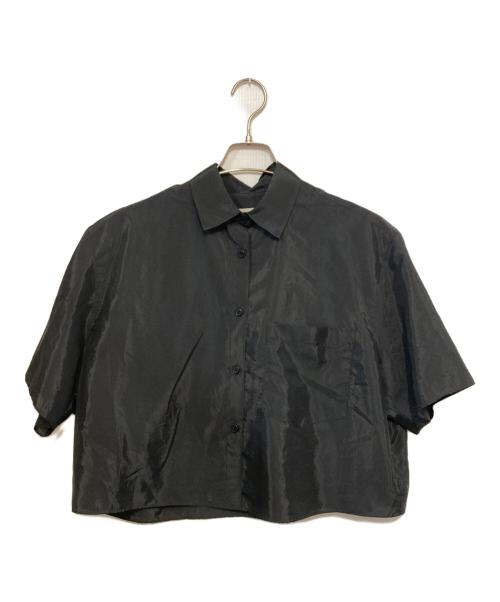 TODAYFUL（トゥデイフル）TODAYFUL (トゥデイフル) Satin Short Shirts ネイビー サイズ:FREEの古着・服飾アイテム