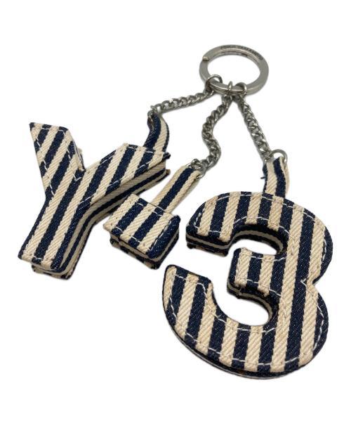 Y-3（ワイスリー）Y-3 (ワイスリー) ロゴキーチャーム アイボリー×ネイビーの古着・服飾アイテム