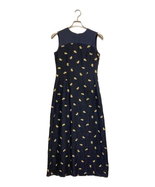 BEAUTY&YOUTH（ビューティーアンドユース）BEAUTY&YOUTH (ビューティーアンドユース) ラメジャカードマキシドレス ブラック サイズ:Ｍの古着・服飾アイテム