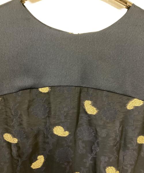 BEAUTY&YOUTH（ビューティーアンドユース）BEAUTY&YOUTH (ビューティーアンドユース) ラメジャカードマキシドレス ブラック サイズ:Ｍの古着・服飾アイテム