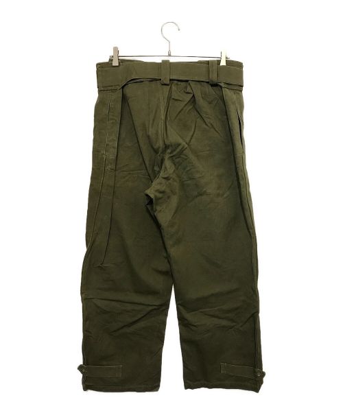French Army（フランス軍）French Army (フランス軍) M-38モーターサイクルミリタリーパンツ カーキ サイズ:不明の古着・服飾アイテム