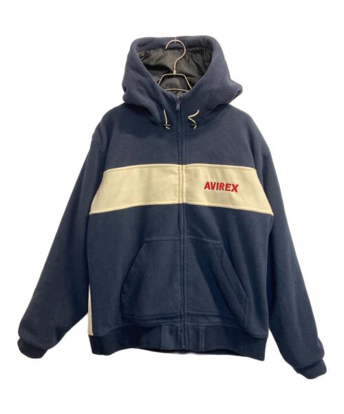 AVIREX（アヴィレックス）AVIREX (アヴィレックス) フーデッドジャケット ネイビー サイズ:XLの古着・服飾アイテム