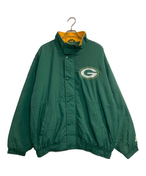 STARTER（スターター）STARTER (スターター) 古着ジャケット イエロー×グリーン サイズ:Ｌの古着・服飾アイテム