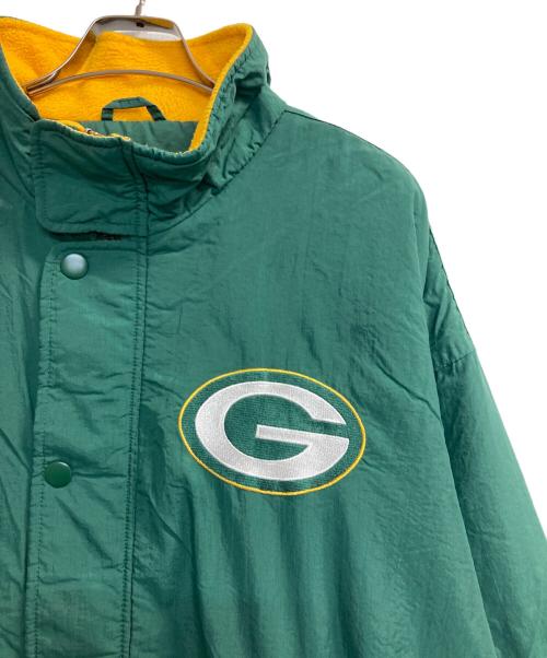 STARTER（スターター）STARTER (スターター) 古着ジャケット イエロー×グリーン サイズ:Ｌの古着・服飾アイテム