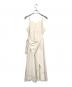 RAY BEAMS（レイ ビームス）の古着「レース トリム アシメ キャミ ワンピース」｜ベージュ