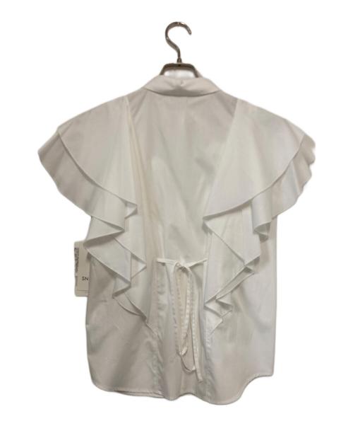 Snidel（スナイデル）Snidel (スナイデル) ブラウス ホワイト サイズ:ＦＲＥＥ 未使用品の古着・服飾アイテム
