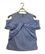 Mystradaマイストラーダ）の古着「ブラウス」｜ブルー