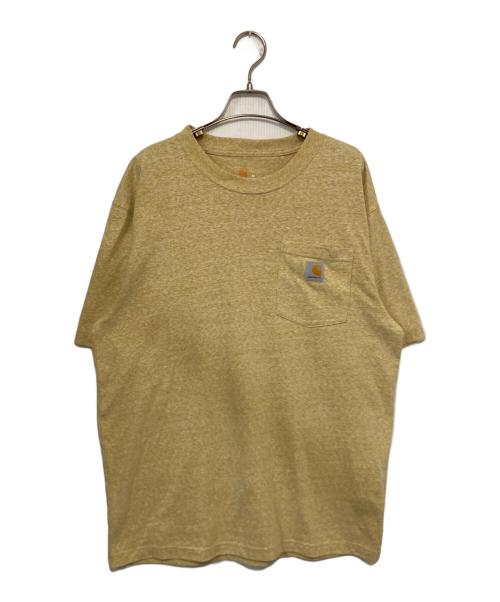 CarHartt（カーハート）CarHartt (カーハート) ポケットTシャツ イエロー サイズ:Mの古着・服飾アイテム