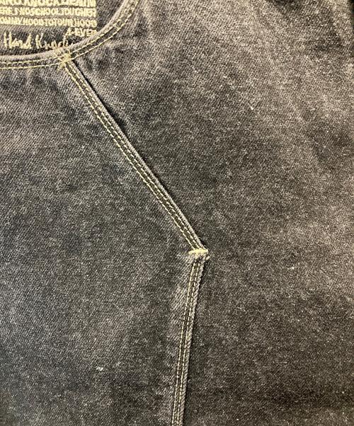 SCHOOL OF HARD KNOCKS（スクールオブハードノックス）school of hard knocks (スクールオブハードノックス) 刺繍デニムハーフパンツ インディゴ サイズ:36の古着・服飾アイテム