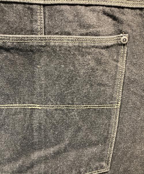 SCHOOL OF HARD KNOCKS（スクールオブハードノックス）school of hard knocks (スクールオブハードノックス) 刺繍デニムハーフパンツ インディゴ サイズ:36の古着・服飾アイテム