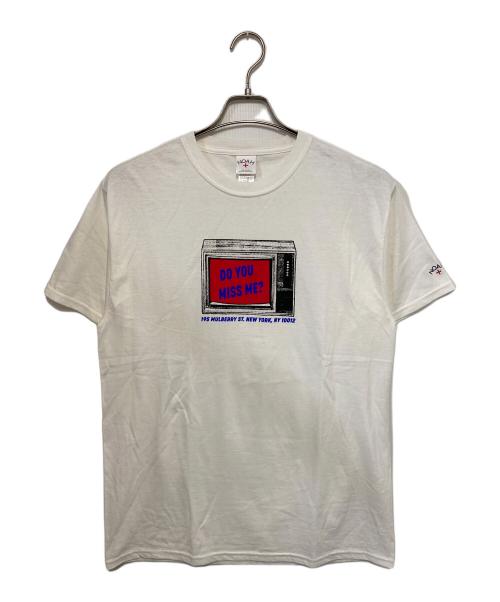 Noah（ノア）Noah (ノア) プリントTシャツ ホワイト サイズ:Mの古着・服飾アイテム