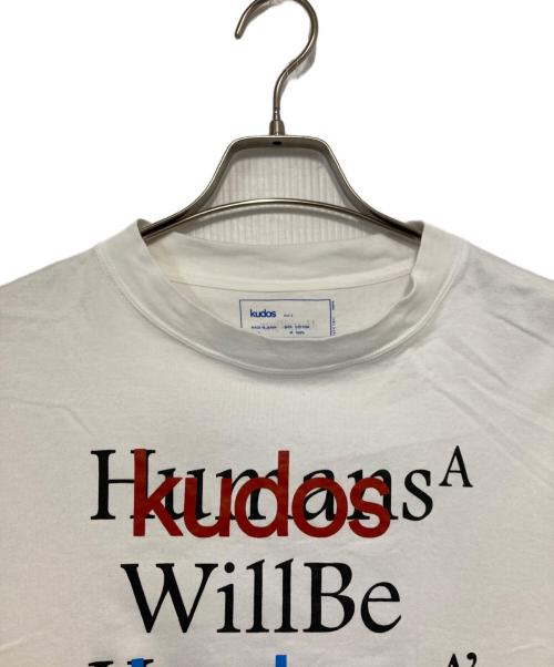 kudos（クードス）kudos (クードス) バックプリントカットソー ホワイト サイズ:3の古着・服飾アイテム