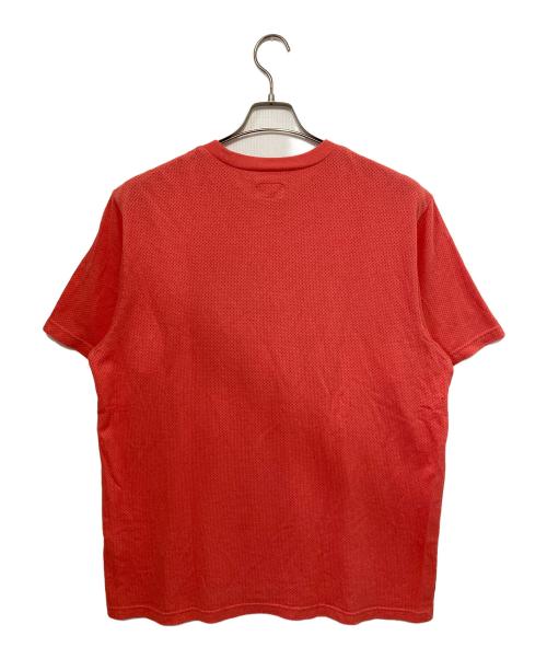 SUPREME（シュプリーム）Supreme (シュプリーム) Cotton Mesh Gradient Logo S/S TOP レッド サイズ:Ⅼの古着・服飾アイテム