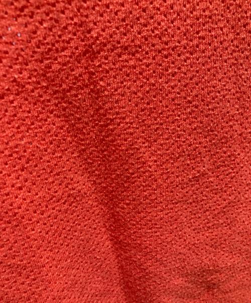 SUPREME（シュプリーム）Supreme (シュプリーム) Cotton Mesh Gradient Logo S/S TOP レッド サイズ:Ⅼの古着・服飾アイテム