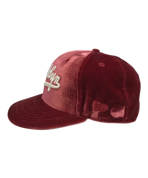 New Era（ニューエラ）New Era (ニューエラ) BROOKLYN DODGERSカラーベロアキャップ レッド サイズ:7 1/2の古着・服飾アイテム