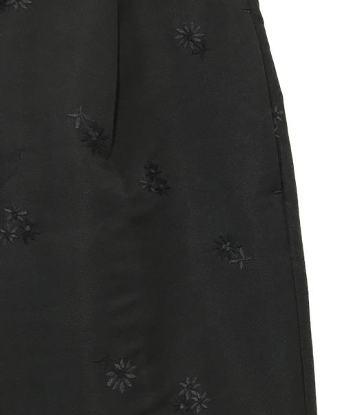 Bluelea（ブルレア）BLUELEA (ブルレア) Original embroidery pants ブラック サイズ:2の古着・服飾アイテム