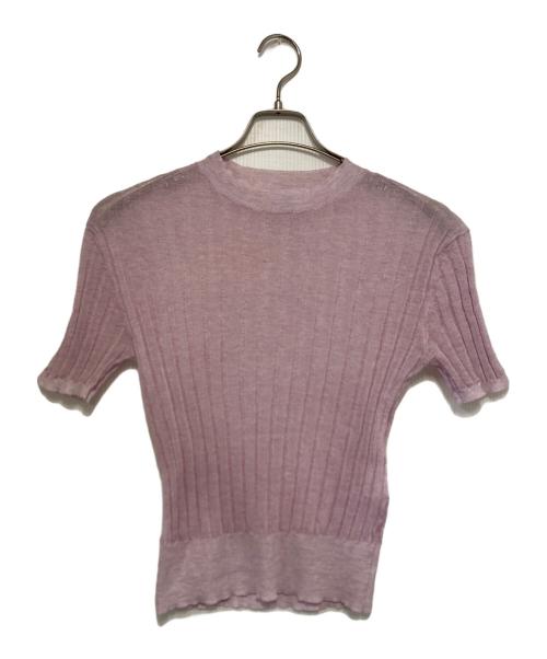 OBLI（オブリ）OBLI (オブリ) シアーラベンダートップス パープル サイズ:記載なしの古着・服飾アイテム