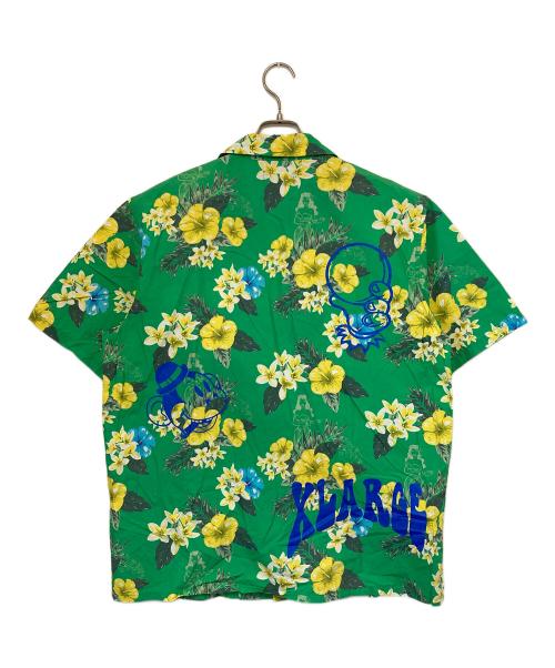 X-LARGE（エクストララージ）X-LARGE (エクストララージ) アロハシャツ グリーン サイズ:XLの古着・服飾アイテム
