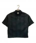 URBAN RESEARCH×GGGアーバンリサーチ×ジージージー）の古着「別注 TwinThreadSolidRib Polo」｜ブラック