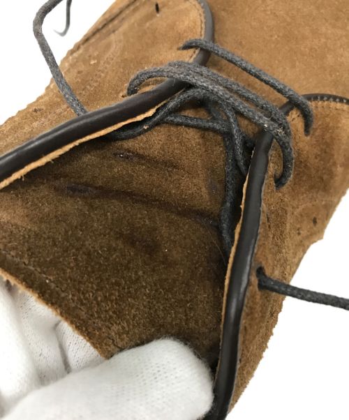 POLO RALPH LAUREN（ポロ・ラルフローレン）POLO RALPH LAUREN (ポロ・ラルフローレン) スウェードウィングチップシューズ ブラウン サイズ:8の古着・服飾アイテム