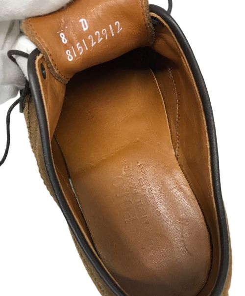 POLO RALPH LAUREN（ポロ・ラルフローレン）POLO RALPH LAUREN (ポロ・ラルフローレン) スウェードウィングチップシューズ ブラウン サイズ:8の古着・服飾アイテム