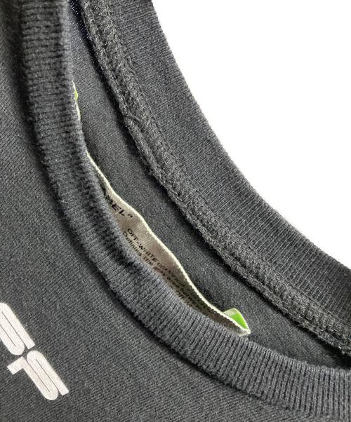 OFFWHITE（オフホワイト）OFFWHITE (オフホワイト) AIR PORT TAPEARROW LINE ロングスリーブカットソー ブラック サイズ:XSの古着・服飾アイテム