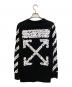 OFFWHITE (オフホワイト) AIR PORT TAPEARROW LINE ロングスリーブカットソー ブラック サイズ:XS：9000円