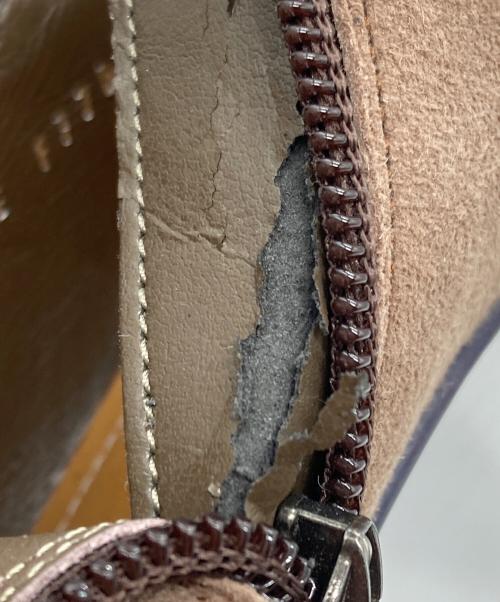 REGAL（リーガル）REGAL (リーガル) ショートブーツ ベージュ サイズ:23 1/2の古着・服飾アイテム