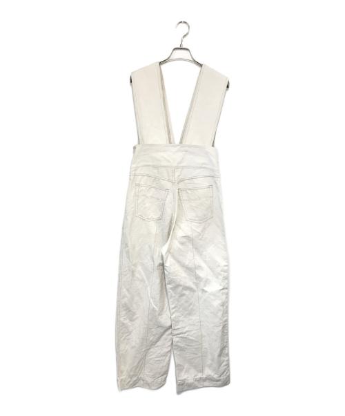 MACPHEE（マカフィー）MACPHEE (マカフィー) コットンリネンチノ 2-wayコンビネゾン ベージュ サイズ:36の古着・服飾アイテム